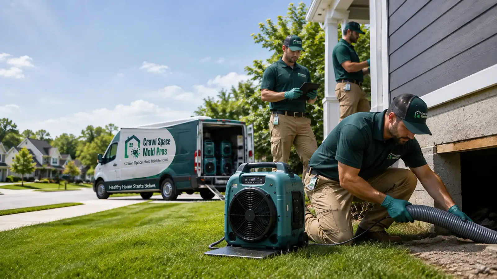 Crawl Space Mold Removal in Rose City, MI